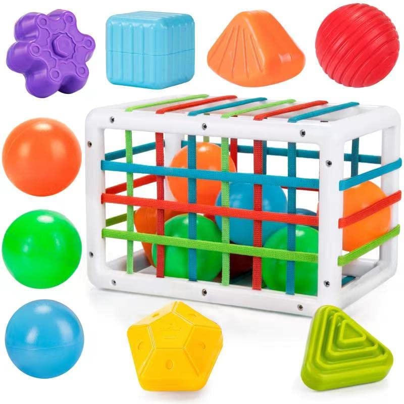 Juguetes Bebes 6-12 Meses, Cubo Montessori con Bloques - Ahora