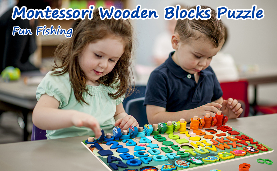 Juguetes de madera Montessori