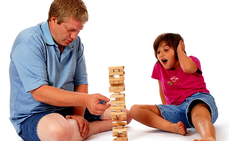 juego educativo Falling towers para toda la familia para niños a partir de 6 años