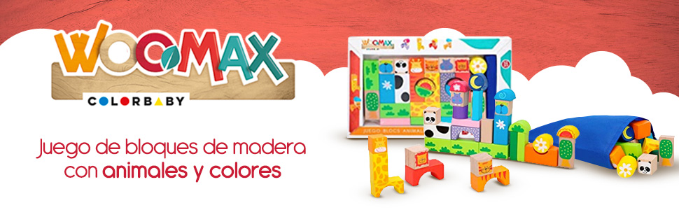 woomax;colorbaby;  juguete;  juguete para niños;  bloques para niños;  bloques de madera