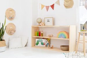 estantería infantil Montessori