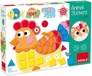Goula - Animal Stickers Foam - Juego preescolar