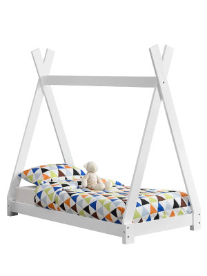 Cama Infantil Tipi Tienda India 70x140cm Cama Infantil Cama Infantil Pino Blanco