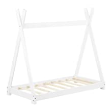 Cama Infantil Tipi Tienda India 70x140cm Cama Infantil Cama Infantil Pino Blanco