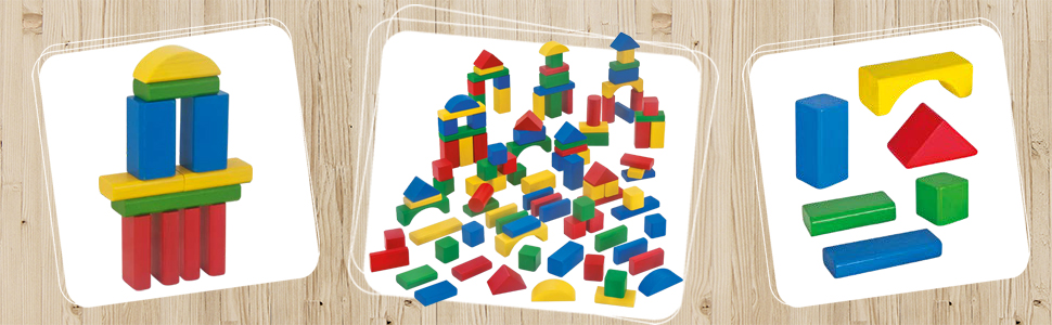 Bloques de construcción de juguete de ardilla de madera Madeingermany Alemania niños niñas jóvenes bloques de construcción Unisex