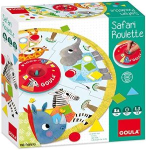 Goula - Safari roulette, Juego de mesa preescolar a partir