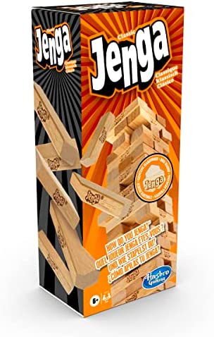 Hasbro Gaming Juego Classic Jenga con bloques de madera