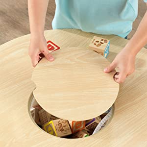 Mesa de madera para niños, mesa pequeña para tareas y sillas, para niñas, para niños