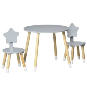 Selección de  mesas y sillas infantiles madera