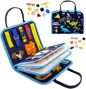 YOCOLE Busy Board Toddler, 5 Capas Juguetes Montessori,