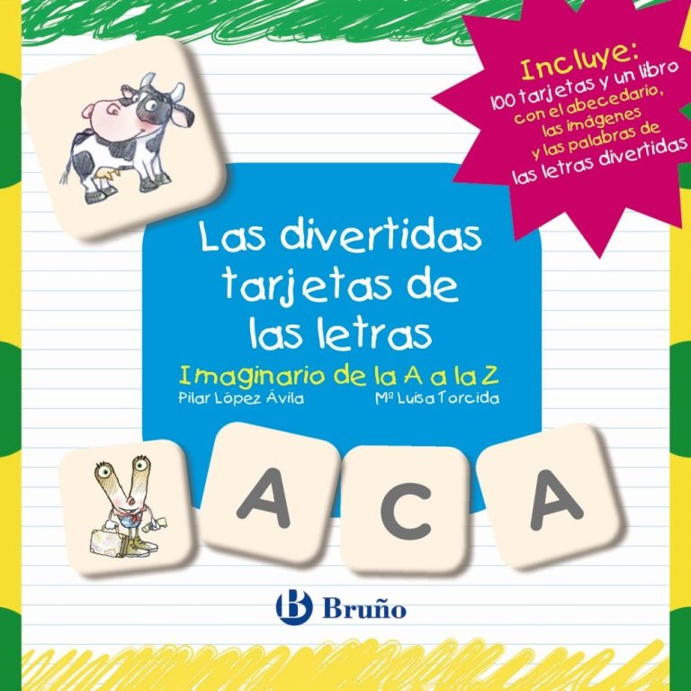 Las divertidas tarjetas de las letras: Imaginario de la A a
