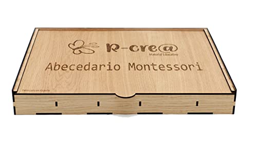 R-Crea - Abecedario Montessori Transparente para mesa de luz