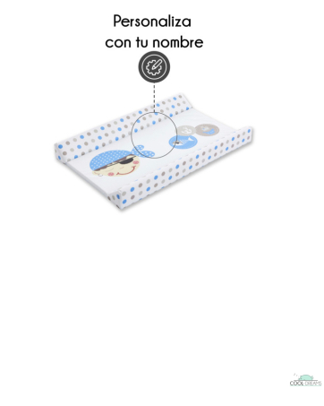 cambiador personalizado para bebe