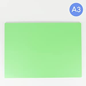 Pizarra mágica verde en tamaño A3 para dibujar con rotuladores de luz ultravioleta