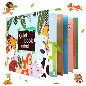 HIQE-FL Libros Interactivos Montessori. Libro Ocupado para Niños A Partir de 3 Años
