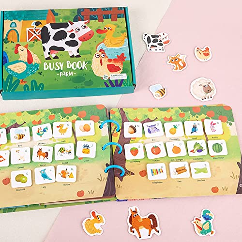 Goorder Montessori Libro Tranquilo 2 Años. Juguetes Sensoriales Preescolares
