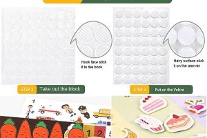 QYDKWK – Montessori, Libro Tranquilo – Juguetes Educativos para Niños de 2 años – Libro Ocupado para Pequeños