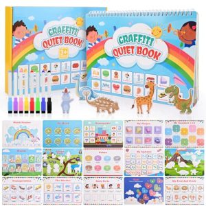 XiYee - Montessori Libro Tranquilo, Quiet Book, Libro Ocupado para Niños Pequeños