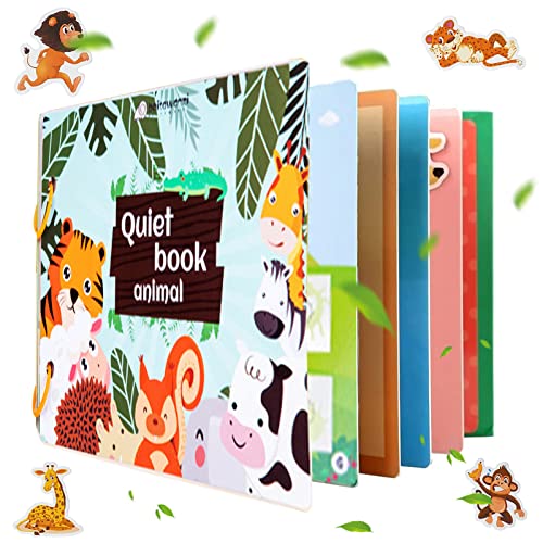 HIQE-FL Libros Interactivos Montessori. Libro Ocupado para Niños A Partir  de 3 Años - Ahora Montessori