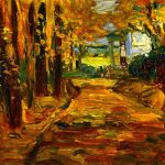 Resumen sobre el cuadro, Parque de St Cloud – Otoño I, 1906 de VASSILY KANDINSKY